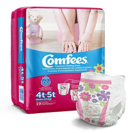 Comfees Comfees Toddler Training Pants Size 4T to 5T Over 38 lbs, PK 19 CMF-G4